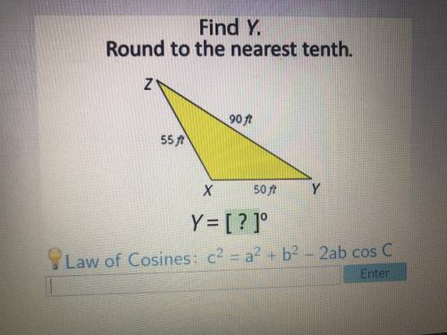 Find Y.Please help Round to the nearest tenth.