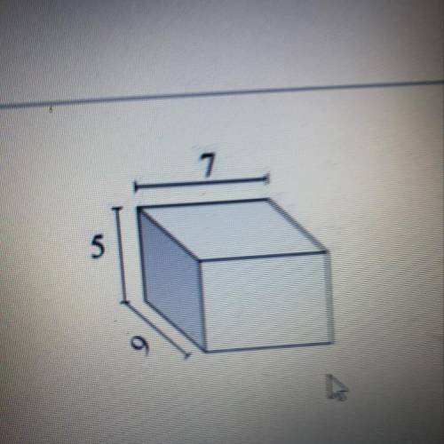 Find the lateral surface area of the rectangular prism in centimeters