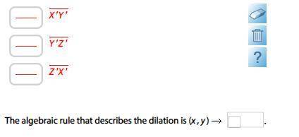 ANSWER PLEASE! ITS HARD!!Graph the image of triangleXYZ after a dilation with a scale factor of  1 4
