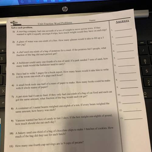I needs help with this homework sheet please thank you !