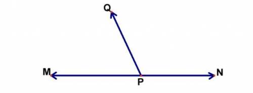 If the measure of ∠MPQ is 65°, what is the measure of ∠NPQ?