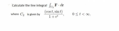 Hi there. Can anyone help me solve this line integral? Many thanks