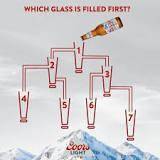 Which glass will get filled first. be very observant to all the paths and think about what would rea