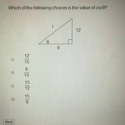 How do I solve for the value of csc0 ?