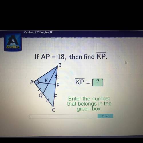 If AP = 18, then find KP.