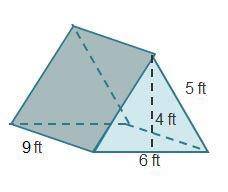 QUICK! What is the surface area of the triangular prism?