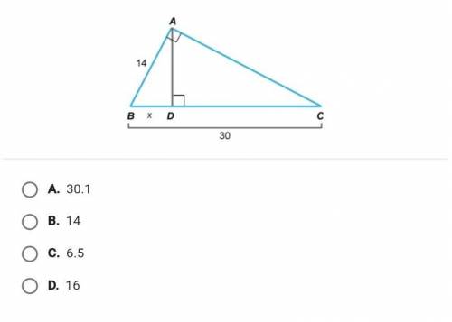 What is the value of x in the diagram. if necessary round your answer to the nearest tenth of a unit