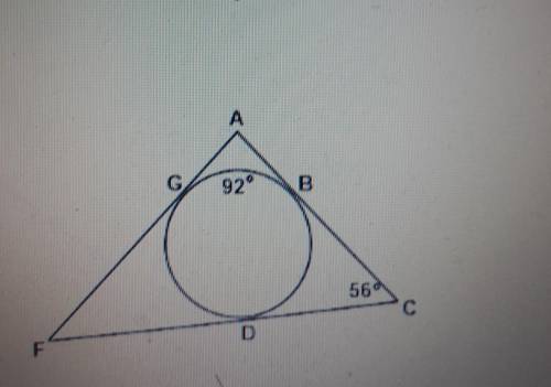 Answer these and get 50 points1. Find The measure of angle GAB2.find the measure of arc BD3.Find The