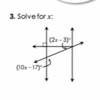 Help Please!! How do you find x?