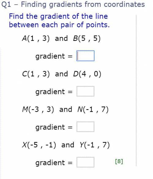 Help me find the gradient