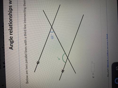 Angle relationships with parallel lines can someone help me please