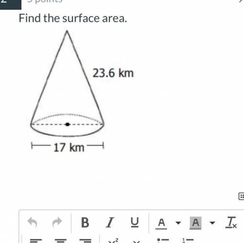 Help with the surface area