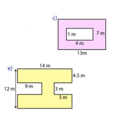 Please help what is the area and the perimeter of these two shapes????