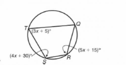 What is the measure of angle TQR?