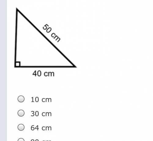 Help! I don’t understand this and I need help! “What is the length of the missing side?” Also D was
