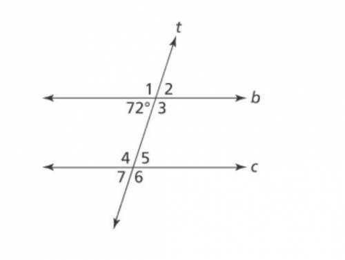 In the figure, b and c are parallel lines. Which of the following statements are true? 1.Joe claims