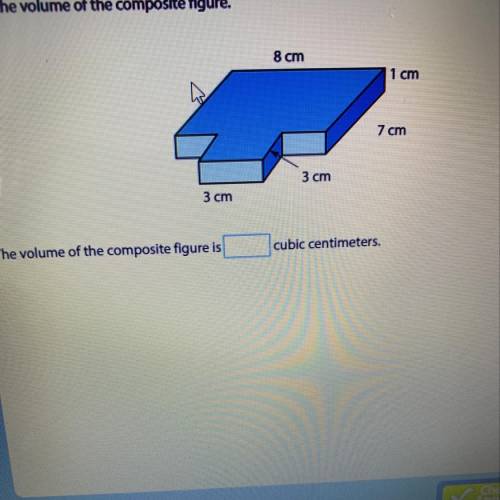 Find the volume or the Composite figure