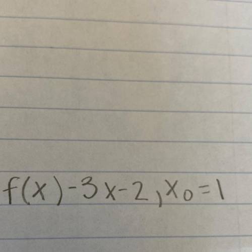 Find the first three iterates of the function for the given initial value