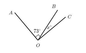 PLEASE HELP AS FAST AS YOU CAN! What is the measure of ∠x angle? Angles are not necessarily drawn t