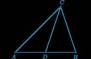 In triangle ABC,CD is a median.The area of △ACD=24cm square 2The area of △BCD is equal to _[blank]_