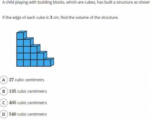 Heeeelp plss what is the volume of the structure.