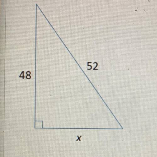 What is the answer for x