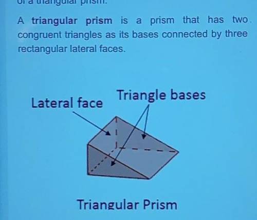 
What is the surface triangular prism
