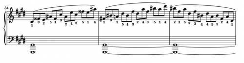 Okay can someone explain what’s happening in this excerpt from Beethoven’s Moonlight Sonata? like,