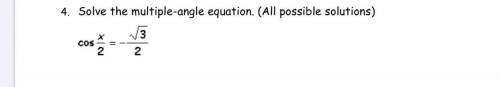 Solve the multiple-angle equation please