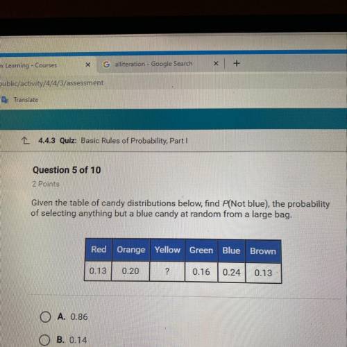 Need the answer for this probability question