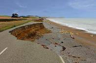 HELP PLZ! What multimedia element would enhance a speech about the problems of coastal erosion?