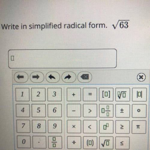 What the simplified radical form is