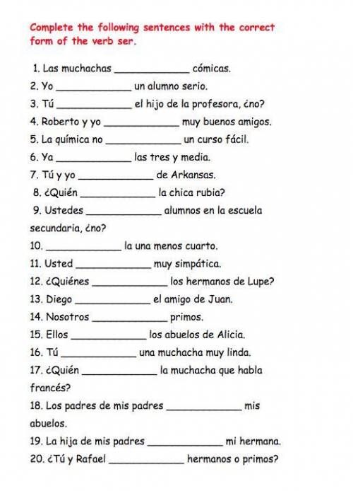 I really need help with these Spanish questions ASAP! The questions are located in the attachments.
