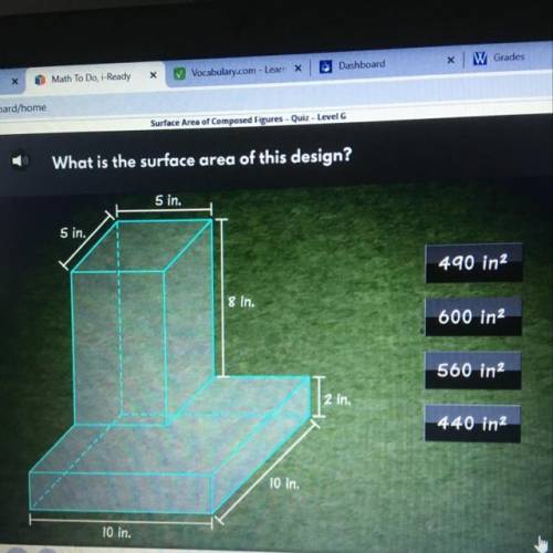 What is the surface area