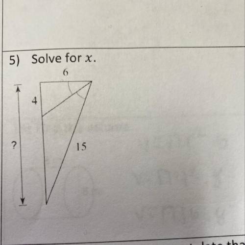 How to solve for x .Need help ASAP