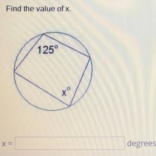 Find the value of x (circles)