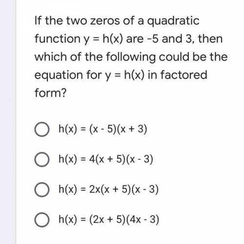I’m just confused on how to find the equation with the quadratic function given.