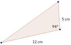 Look at the triangle and complete this statement Exactly one /More than one triangle can made becau