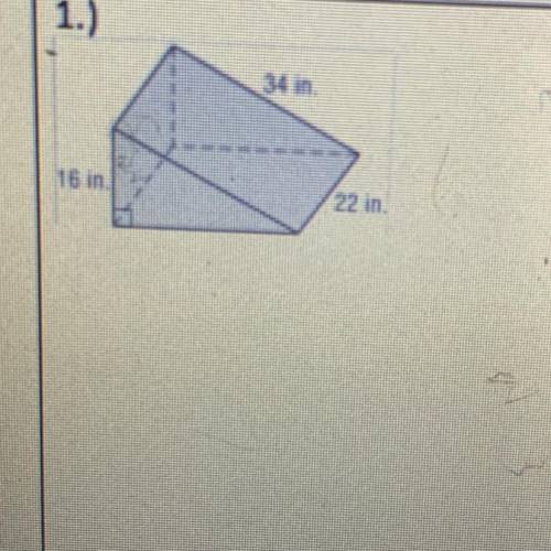 1. determine the surface area and volume  please help:)