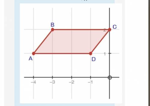 If parallelogram ABCD was reflected over the y-axis, reflected over the x-axis, and rotated 180°, w