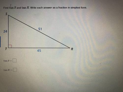 Please help me solve the right triangle. Round decimal answers to the nearest tenth.