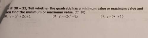 PLEASE HELP ME WITH THIS MATH! I NEED HELP! HOW DO I DO NUMBER 30???