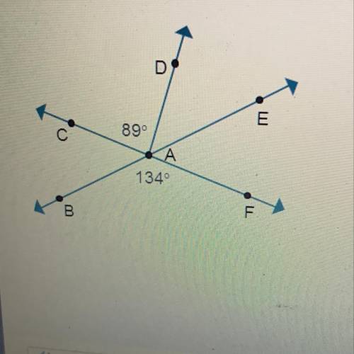 What is the measure of angle DAE?