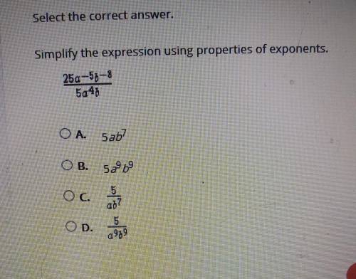 PLEASEE HELPP....Simplify the expression using properties of exponents.