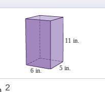 What is the surface area of the prism