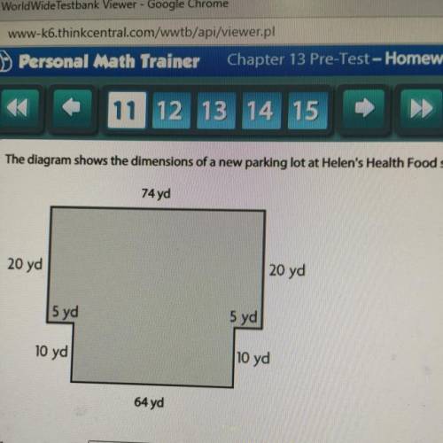 The diagram shows the dimensions on f a new parking lot at helens health food store