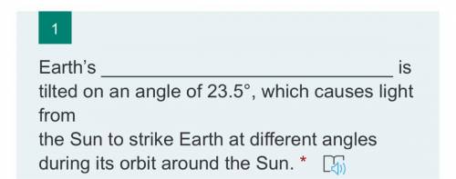 Please help me with this question about space&Earth