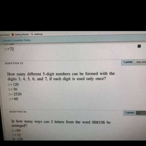 How many different 5-digit numbers can be formed with the digits 3,4,5,6, and 7, if each digit is u