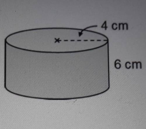 10. The figure shows a metal cylinder of base radius 4 cm and height 6 cm.

10 such cylinders are