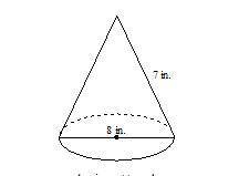 Find the surface area of the cone. Use 3.14 for π explain your answer